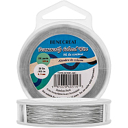 304 Stainless Steel Wire, Light Grey, 0.3mm, about 393.7 Feet(120m)/roll(TWIR-BC0001-04C)