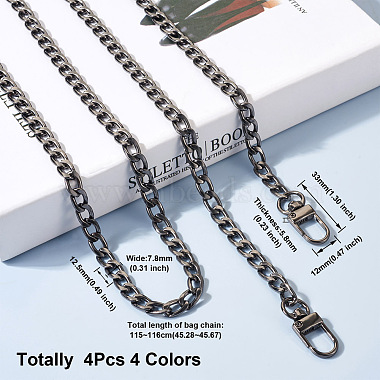 4Pcs 4 Colors Iron Bag Handles(DIY-BT0001-35)-3