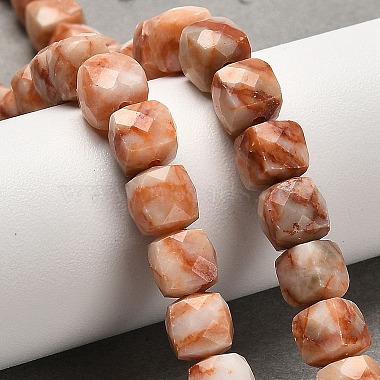 Natural Red Netstone Beads Strands(G-H078-C17-01)-2