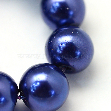Chapelets de perles rondes en verre peint(HY-Q003-6mm-19)-3