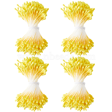 Yellow Fibre Artificial Flower