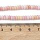グラデーション染めガラスビーズストランド(GLAA-C043-01F)-4