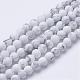 Natural Howlite Beads Strands(G-T055-6mm-02)-1