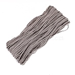 3-ply Braided Faux Suede Cord, Faux Suede Lace, Light Grey, 5.5x2mm(LW-WH0001-01E)