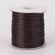 Eco-Friendly Korean Waxed Polyester Cord, Coconut Brown, 1.5mm, about 169.51~174.98 Yards(155~160m)/Roll(YC-P002-1.5mm-1130)