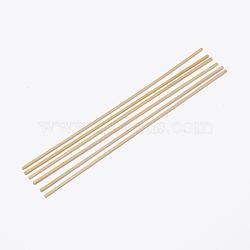 Candlenut Wood Sticks, DIY Model Making Accessories, BurlyWood, 30.5x0.35x0.35cm(WOOD-WH0015-83A)