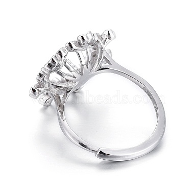 Adjustable Rhodium Plated 925 Sterling Silver Finger Ring Components(X-STER-F048-01P)-3