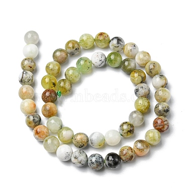 Natural Green Opal Beads Strands(G-C029-02A)-3