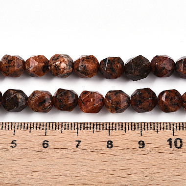 Dyed Natural Sesame Jasper Beads Strands(G-T139-8mm-47L)-5