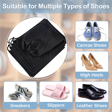 Nylon Shoes Storage Drawstring Bags(ABAG-WH0038-40)-6
