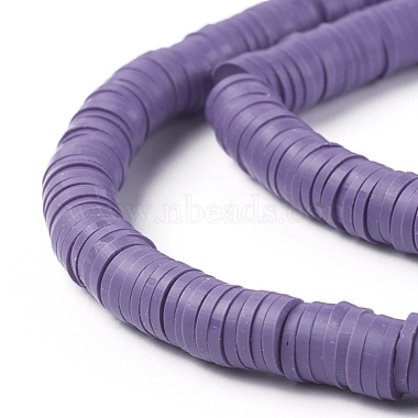 Flat Round Eco-Friendly Handmade Polymer Clay Beads(CLAY-R067-6.0mm-03)-2