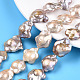 Baroque Natural Nucleated Keshi Pearl Beads Strands(PEAR-S020-A02)-1