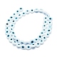 Chapelets de perles rondes de chalumeau manuelles de mauvais œil(X-LAMP-L058-6mm-14)-2
