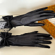 ポリエステル製ウェディング花嫁用レース手袋（1組）(AJEW-LP0003-35A)-3