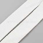 Polycotton Ribbon, Webbing Strap for Bag Strap Making, White, 3/4 inch(20mm)(OCOR-WH0058-58A-02)