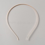 Carbon Steel Hair Bands for Women Girl, Light Gold, 138x112x3.8mm(OHAR-WH20002-01A-KCG)
