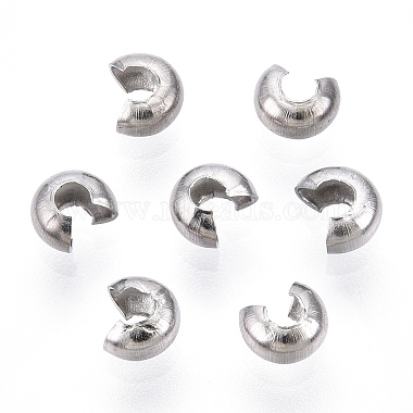 304 Stainless Steel Crimp Beads Covers(STAS-S117-011A)-3