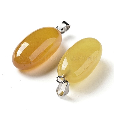 Natural Agate Dyed Pendants(G-Q016-03C)-2