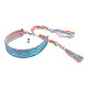 Cotton Braided Wave Pattern Cord Bracelet(FIND-PW0013-002B)-1