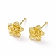 Brass Flower Stud Earrings for Women(KK-A172-18G)-2