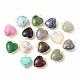 Natural & Synthetic Mixed Gemstone Pendants(G-C005-01G)-1