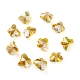 Perles en verre electroplate transparent (GLAA-P037-02A-AB03)-1