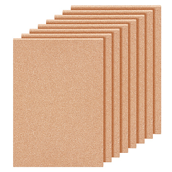 Cork Sheets, for Kitchen Hot Mats, Cup Mats, Bulletin, Rectangle, 300x210x4mm