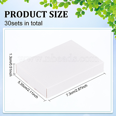 boîtes de tiroir en papier en carton pliant rectangle(CON-WH0094-15A)-2