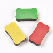 Whiteboard Erasers, Random Single Color or Random Mixed Color, 70x40x18mm(AJEW-WH0052-05)