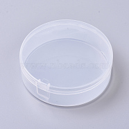 Transparent Plastic Bead Containers, Column, Clear, 9.15x3cm, Inner Diameter: 8.9cm(CON-WH0069-36C)