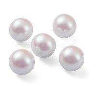 POM Plastic Beads, Imitation Pearl, Center Drilled, Round, Old Lace, 15.5~16mm, Hole: 1.6mm(KY-C012-01F-03)