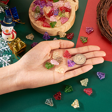 DIY Christmas Tree Beads Jewelry Making Finding Kit(GLAA-CW0001-06)-7