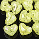 Perles en acrylique transparentes craquelées(TACR-S148-04B)-1