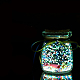 Светящаяся стеклянная бутылка желаний с лентой произвольного цвета(LUMI-PW0004-067A)-1