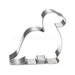 304 Stainless Steel Cookie Cutters, Cookies Moulds, DIY Biscuit Baking Tool, Dinosaur, Stainless Steel Color, 73x67mm(DIY-E012-41)