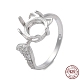 кольцо-манжета из стерлингового серебра с родиевым покрытием 925(STER-NH0001-41P)-1
