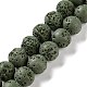 Synthetic Lava Rock Dyed Beads Strands(G-H311-08C-03)-1