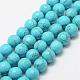 Synthetic Turquoise Bead Strands(G-G671-8mm)-1