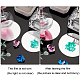 Pandahall Elite 50 pcs autocollants muraux miroir acrylique auto-adhésifs(DIY-PH0010-19)-6