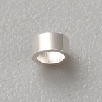 925 Sterling Silver Tube Beads, Column, Silver, 1.9x1mm, Hole: 1mm(STER-WH0061-24K)