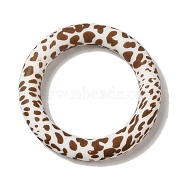 Silicone Beads, Ring, Camel, 65x10mm, Hole: 3mm(SIL-Z010-04N)