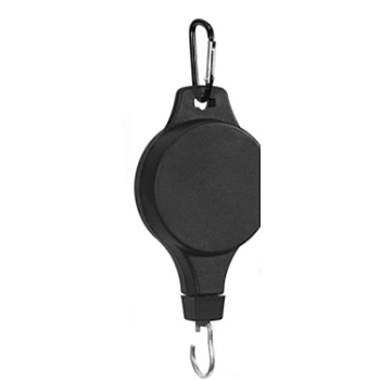 Plastic Outdoor Hook, Black, 19.5x7.3x2.5cm