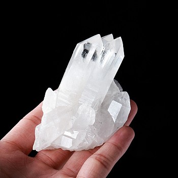 Natural Crystal Quartz Cluster Healing Mineral Stone, Reiki Energy Stones for Home Decoration, 20~50mm, 30~40g/pc
