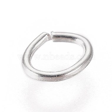 Silver Oval Iron Open Jump Rings