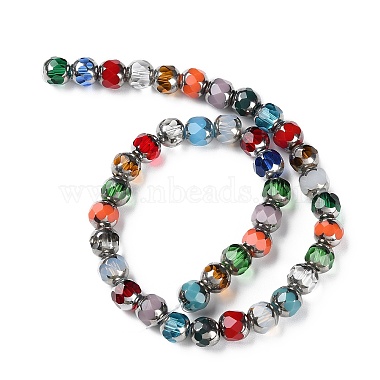 Electroplate Glass Beads Strands(X-GLAA-K061-03)-2