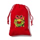 Christmas Theme Rectangle Velvet Bags(TP-E005-01A)-5