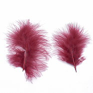 Fashion Feather Costume Accessories, Dark Red, 120~190x30~56mm, about 400~500pcs/bag(FIND-Q040-04J)