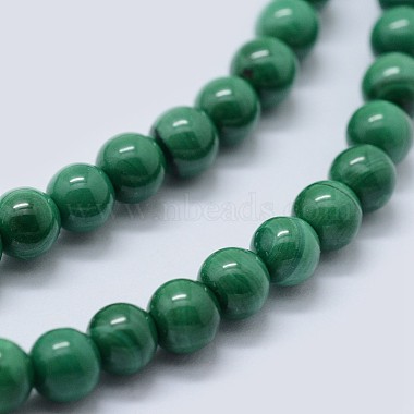 Natural Malachite Beads Strands(G-F571-27AB1-3mm)-4