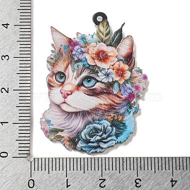 Cartoon Animal Printed Acrylic Pendants Decorations(OACR-R264-01C)-3