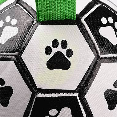 (дефектная распродажа для окрашенного лица) футбольный мяч для собак с язычками для захвата(AJEW-XCP0001-97)-2